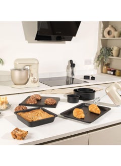 Salter SALTER BAKES 32CM BAKING SHEET is Large Reusable Pan for Cookies, Gingerbread and Pastries, and Slide Off Flat Bakeware Mat, Oven Safe  - Image 5