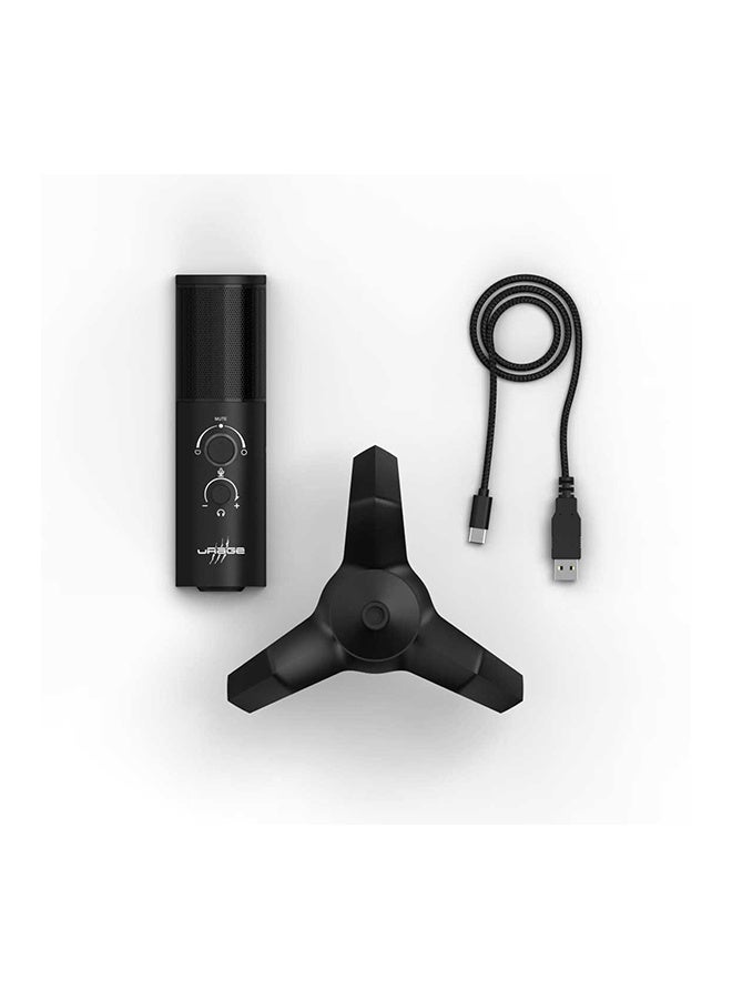 uRage STREAM 750 HD Illuminated - Streaming Microphone - Black - Image 3