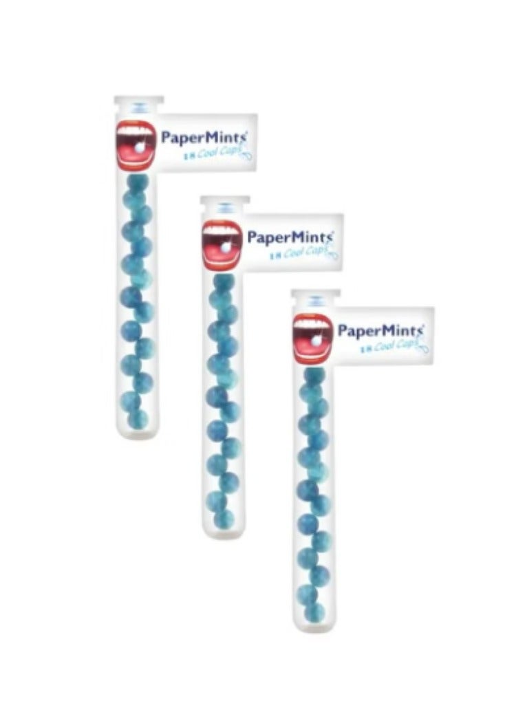 بيبرمينت بيبر مينتس قبعات باردة فراولة مع أزرق 6 قطع - Image 2