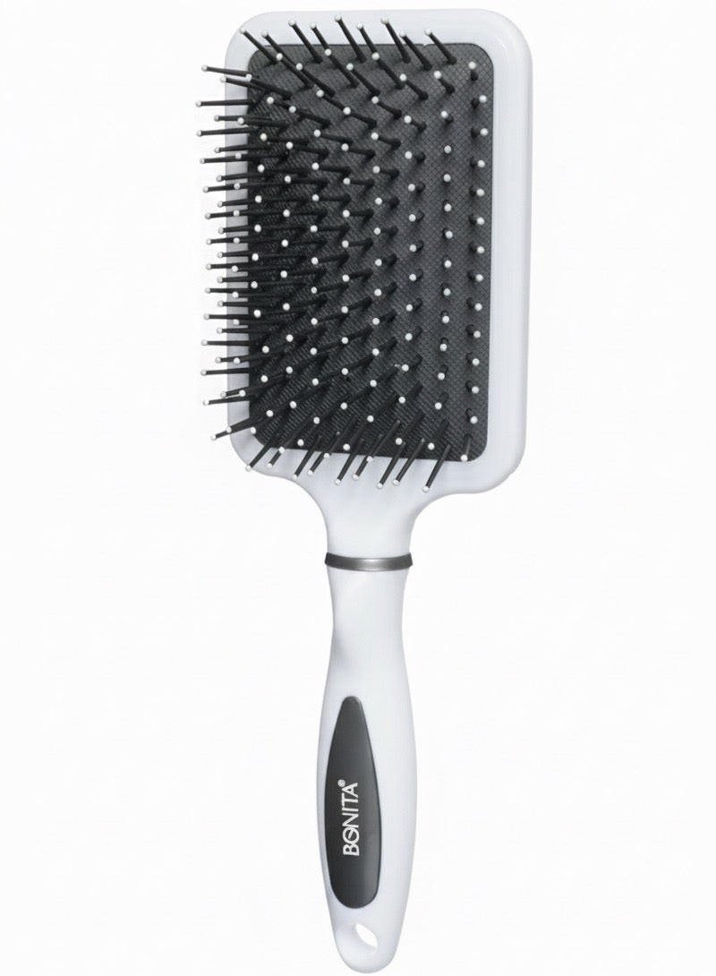 Bonita Square Hair Styling Brush – Classic White - Image 1