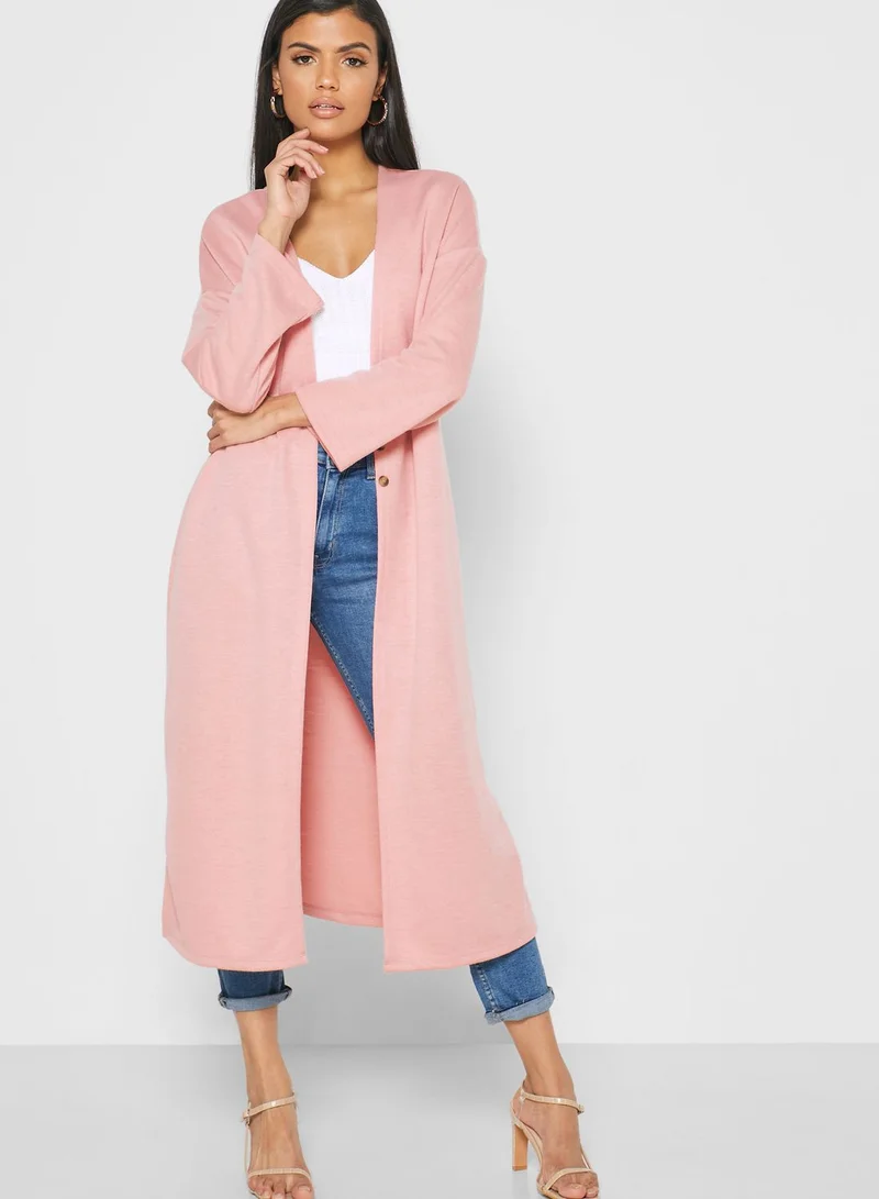 ELLA Longline Button Front Cardigan