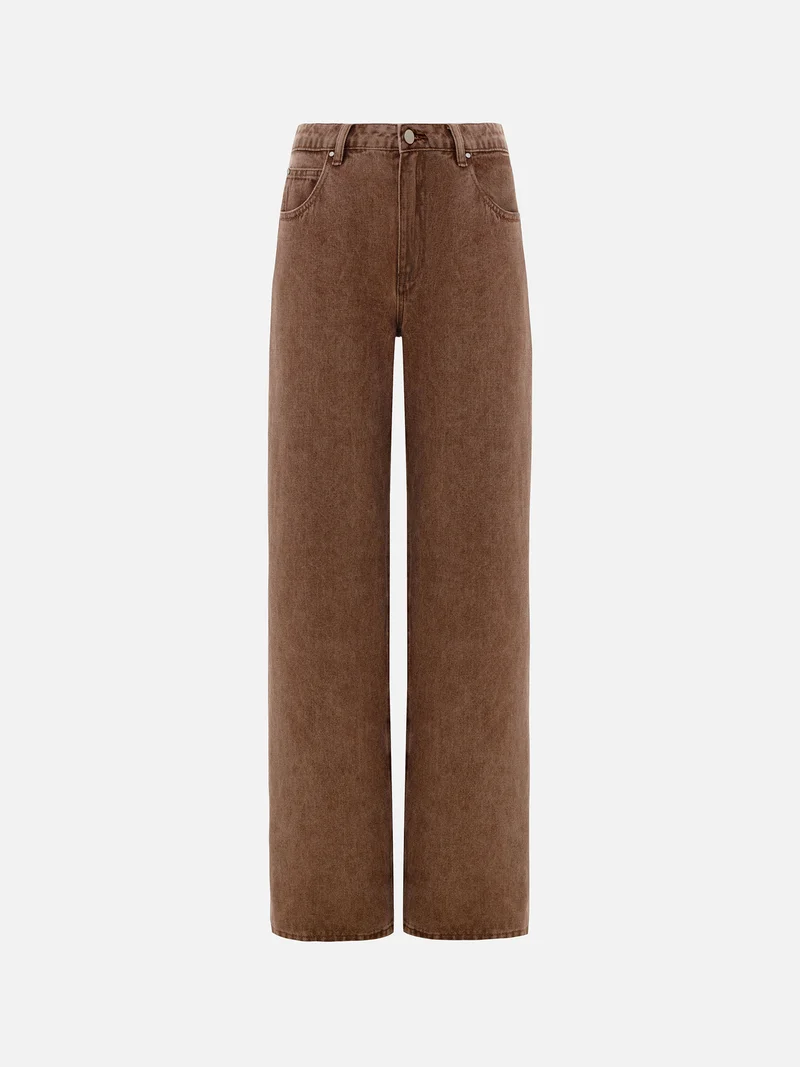 Lichi Straight cut jeans in bright denim