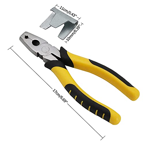 NOMAL Wire Cage Buckle Pliers with 600 Wire Cage Clips Wire Cage Fasten Clips Buckle Pliers Pet Cage Building installation Clips Tools - Image 3