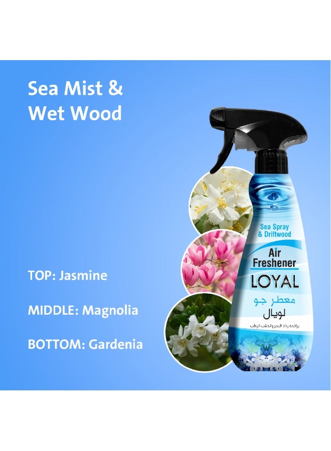 loyal معطر هواء رذاذ البحر وخشب الط driftwood الأزرق 450 مل - Image 4