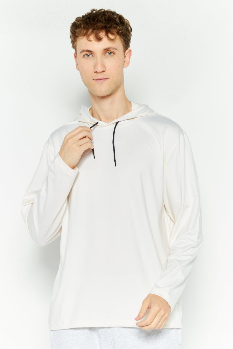 Hurley Men Sportswear Fit Long Sleeves Outdoor Hoodies, White  - Image 1