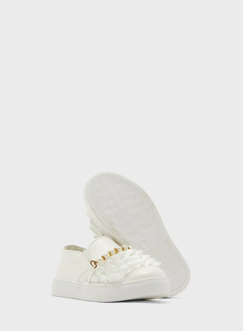 Little Ginger Pear Ruffle Slip On