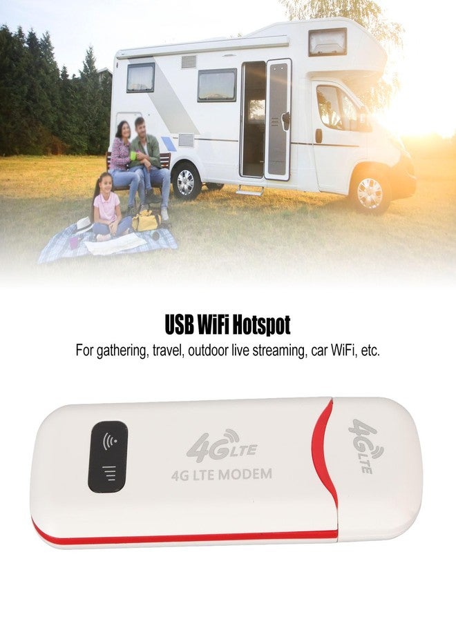 Estink 4G LTE USB Modem, Portable Router With SIM Card Slot, High Speed 300Mbps Travel Hotspot Mini Router, Unlocked Dongle, Up to 10 Users - Image 3