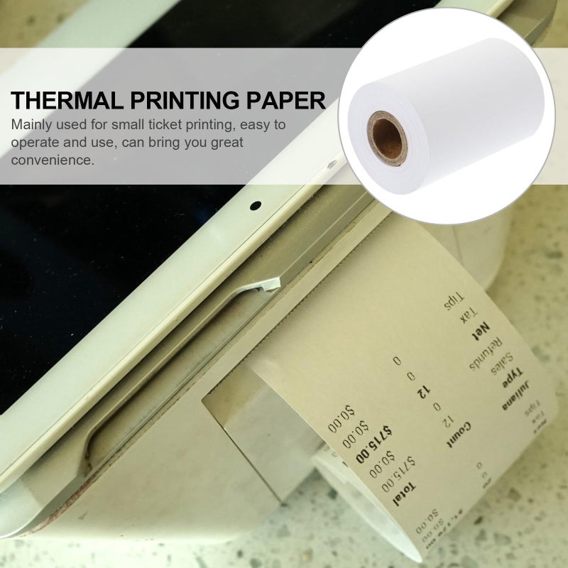 Printable Thermal Paper Rolls 57x40mm 10m Length 10 Rolls for POS Receipt Credit Card Machines - Image 4