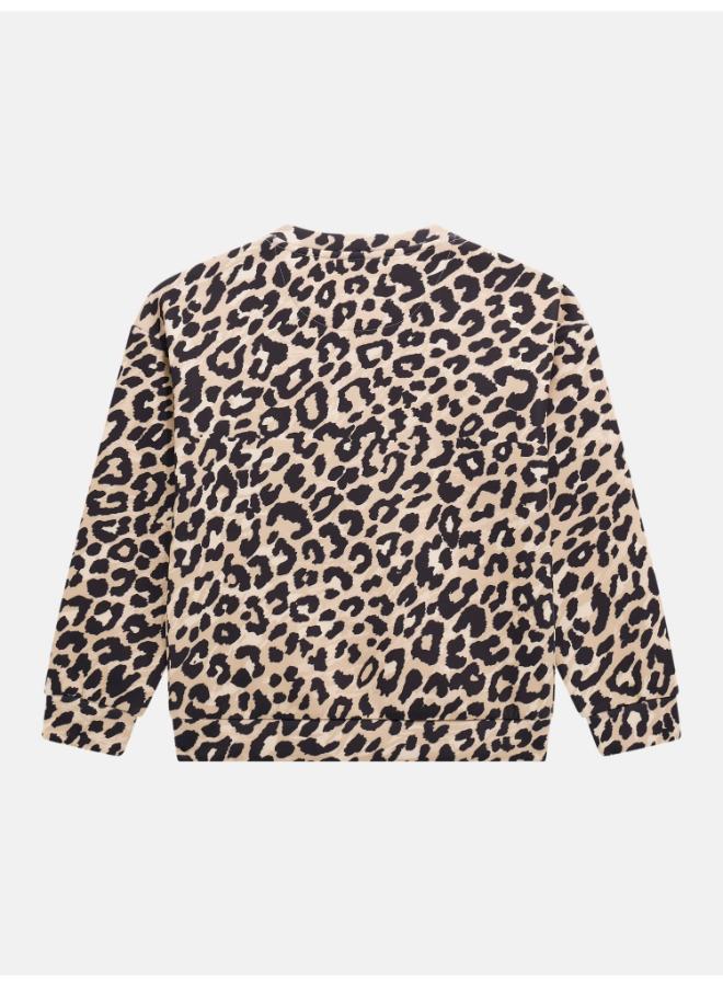 جس سويت شيرت أطفال بياقة مستديرة بطبعة جرافيك - Image 2