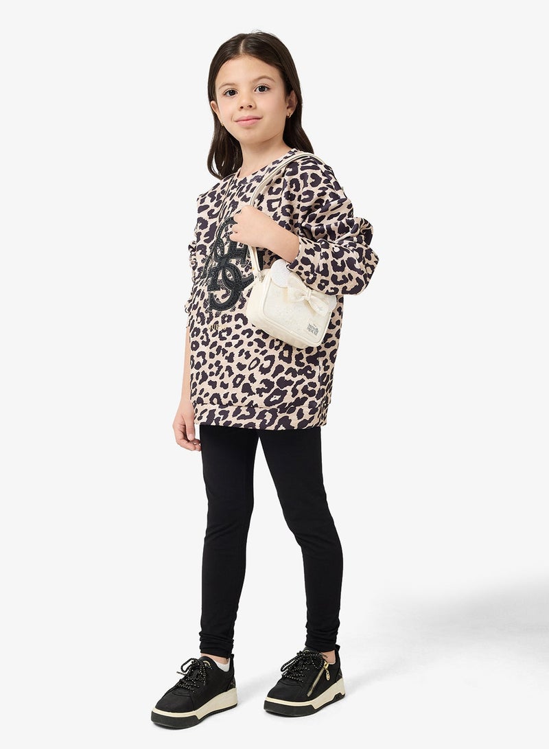 GUESS Kids Graphic Crew Neck Sweatshirt - Image 4