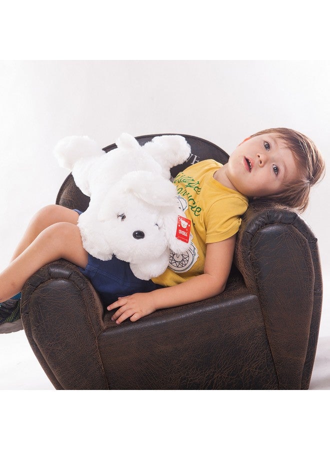 WEWILL 18'' Light up White Puppy Dog LED Stuffed Animal with Colorful Night Light Glow Soft Plush Toy Gifts for Kids on Christmas Birthday - Image 4