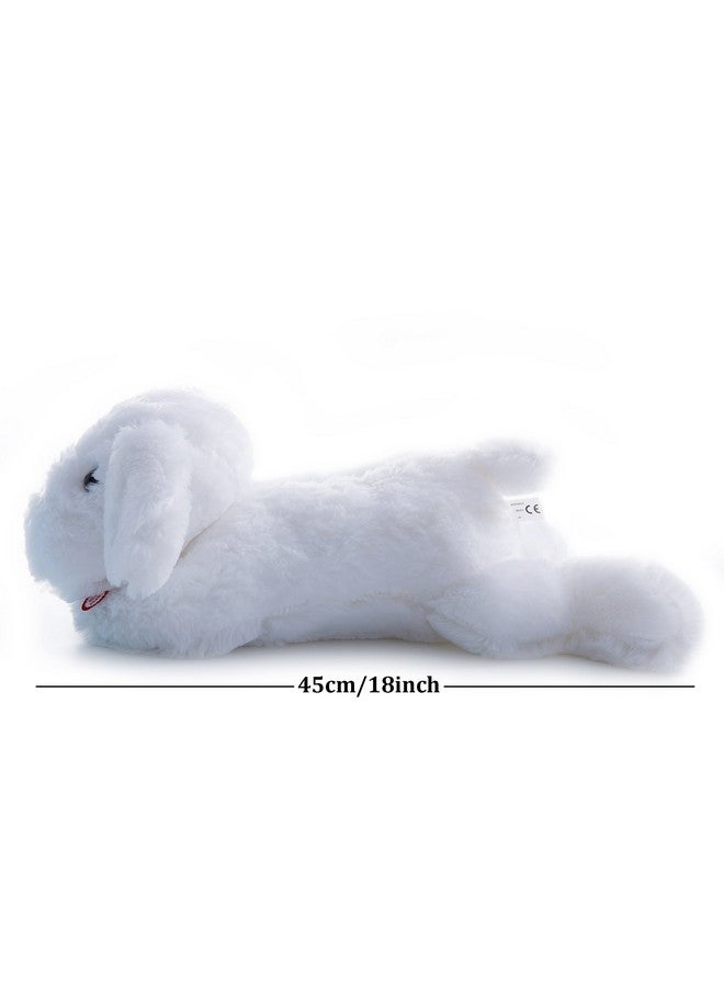 WEWILL 18'' Light up White Puppy Dog LED Stuffed Animal with Colorful Night Light Glow Soft Plush Toy Gifts for Kids on Christmas Birthday - Image 5
