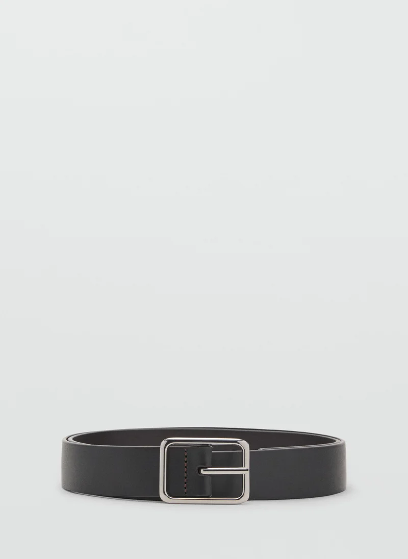 Mango Man 100% leather belt