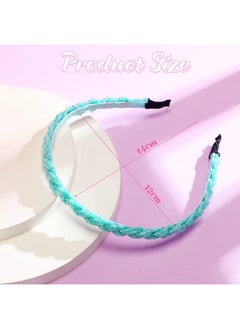 Mtlee 6 Pieces Beaded Headbands For Women Sparkly Crystal Beaded Hair Hoop Hairbands Multiple Color Hair Accessories Head Bands Christmas Gift(Vivid Colors)  - Image 3
