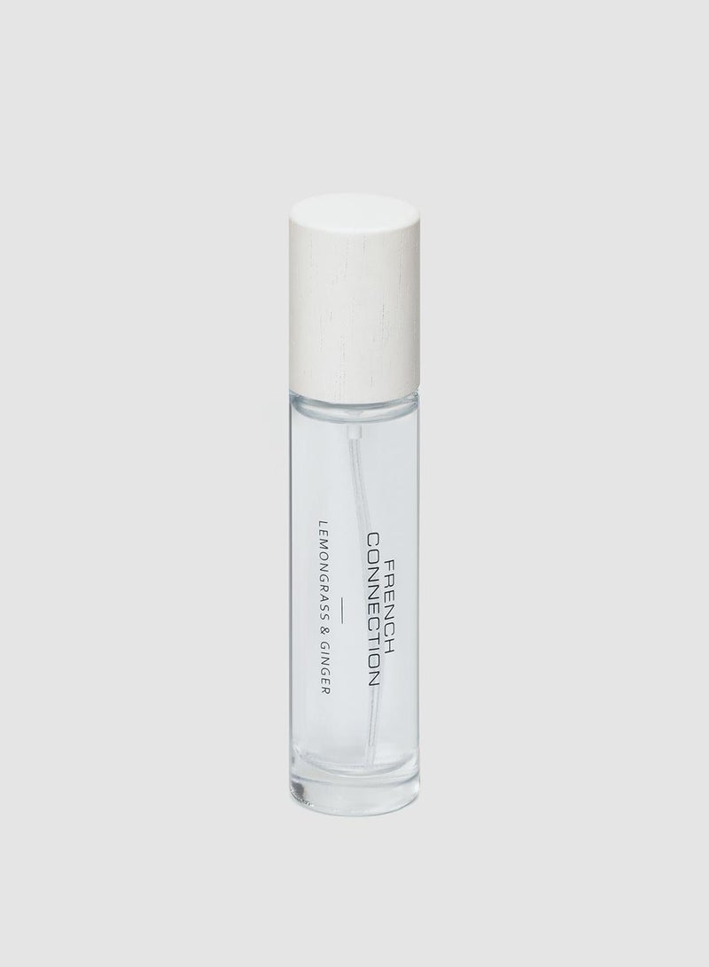 French Connection White Wooden surround Lemongrass & Ginger Room Spray 100ML - Image 2
