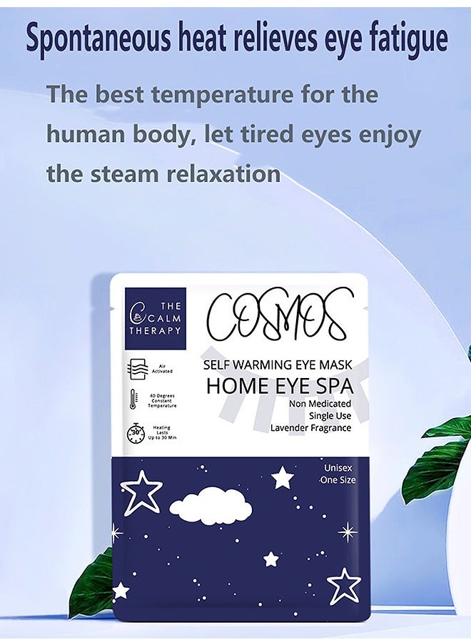 COSMOS Steam Warm Eye Mask, Disposable Self Heated Eye Mask, Eye Mask for Dark Circles and Pressure Relief - Image 4
