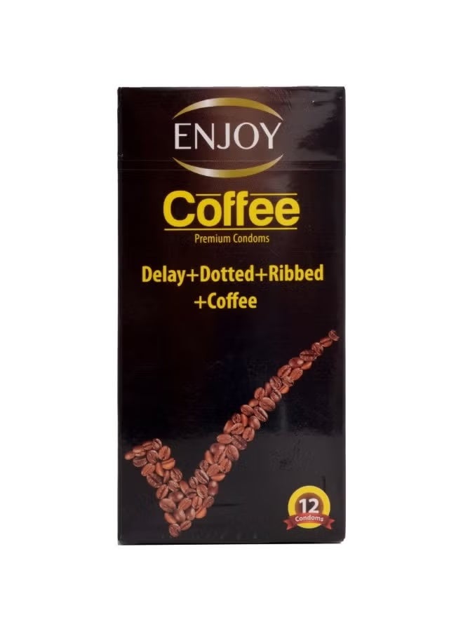 12 واقي ذكري بنكهة القهوة