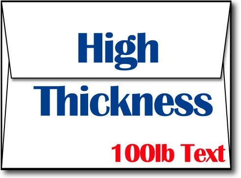 Desktop Publishing Supplies Heavy Duty Thick White A4 Envelopes for 4x6 Cards & Photos - Sturdy, Durable, Heavyweight Envelopes for Invitations & Greeting Cards - 50 Envelopes - Image 2