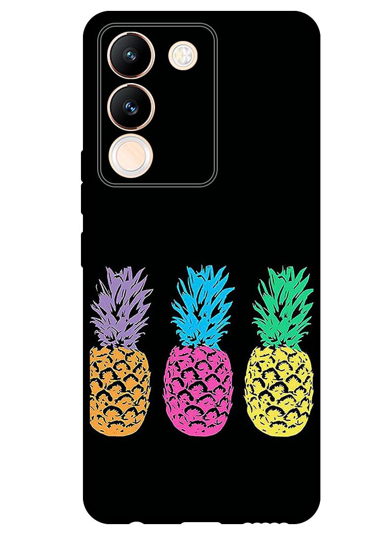 Theodor Protective Case Anti Scratch Shock Proof Bumper Cover For Vivo V29e Pineapples 1 - Image 1
