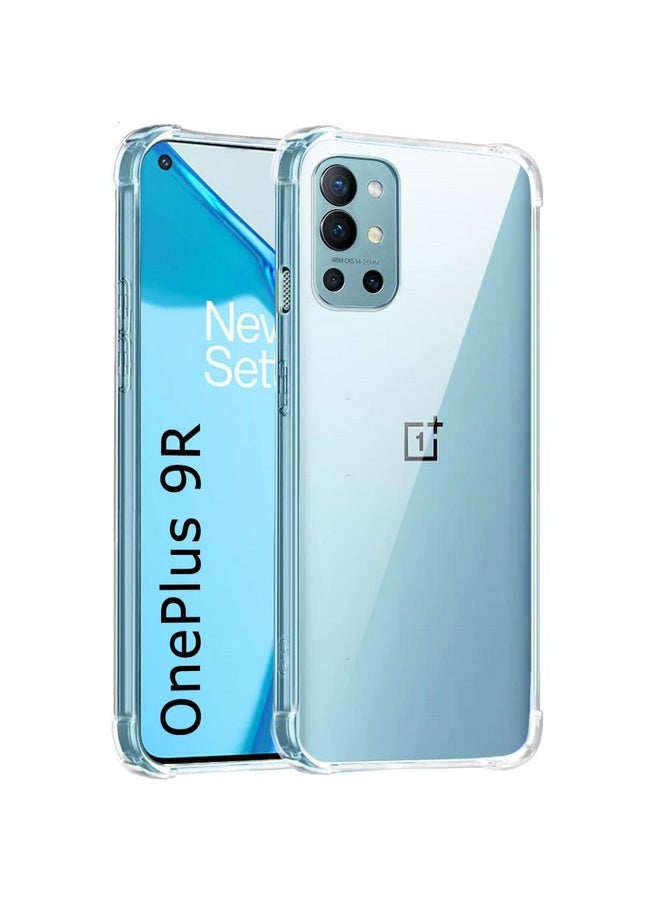 ذا جيفت كارت جراب خلفي شفاف للغاية من TheGiftKart لهاتف OnePlus 9R | حماية 360 درجة | تصميم مقاوم للصدمات | جراب خلفي شفاف لهاتف OnePlus 9R (PC & TPU | شفاف)  - Image 1