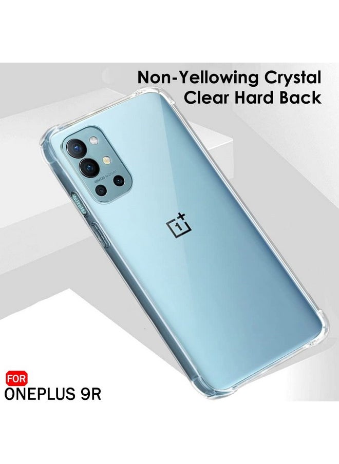 ذا جيفت كارت جراب خلفي شفاف للغاية من TheGiftKart لهاتف OnePlus 9R | حماية 360 درجة | تصميم مقاوم للصدمات | جراب خلفي شفاف لهاتف OnePlus 9R (PC & TPU | شفاف)  - Image 3