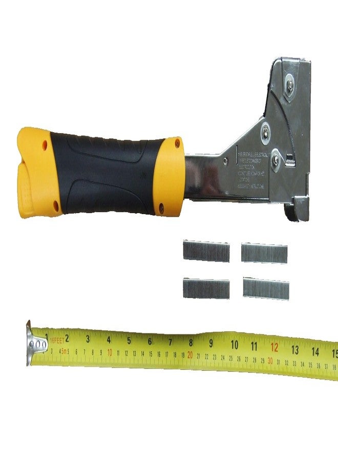 HOTECHE Heavy Duty Hammer Tacker Stapler T50 6-14mm 1/4" to 9/16" with 200 Staples - Image 2
