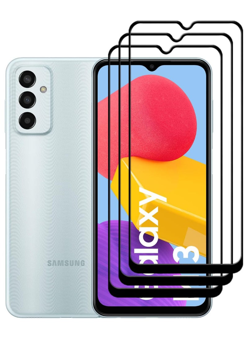 ACLIX 3 Pieces Antistatic ESD Dustproof Premium Quality High Definition Tempered Glass Screen Protector Designed For Samsung Galaxy M13 - Image 1