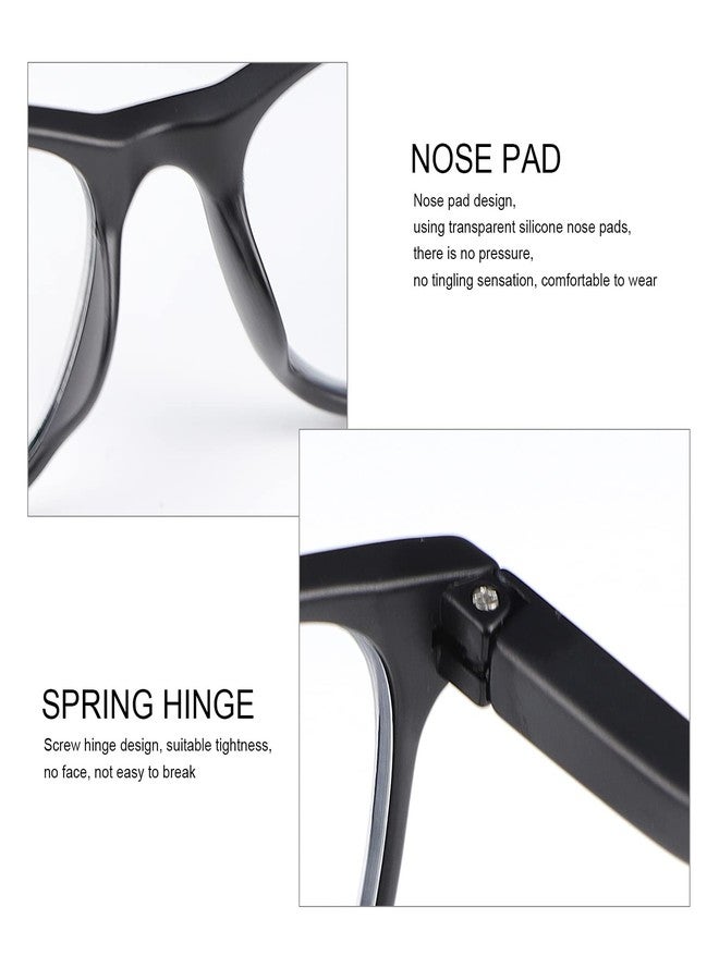 YIMI Photochromic Nearsighted Distance Glasses Spring Hinge Anit UV For Men Women Negative Power Retro Myopia Glasses (Black, -1.75, multiplier_x) - Image 5