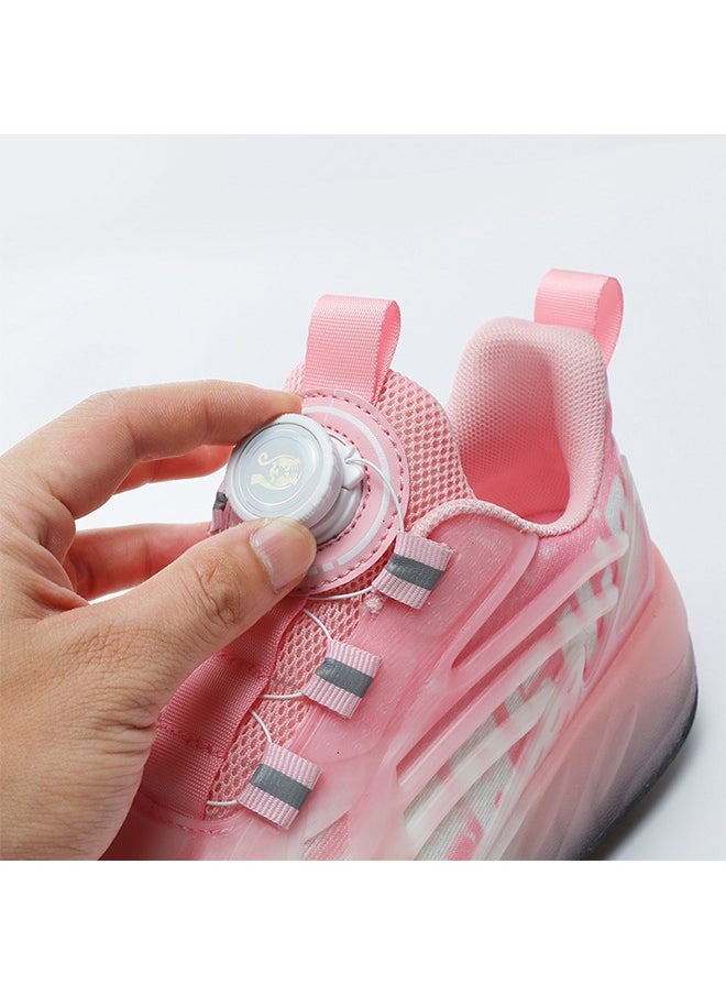 Joshberg LED Flash Light Fashion Shiny Sneaker Skate Shoes,Roller Skates,Skates Shoes With Four Wheels(Pink)  - Image 4