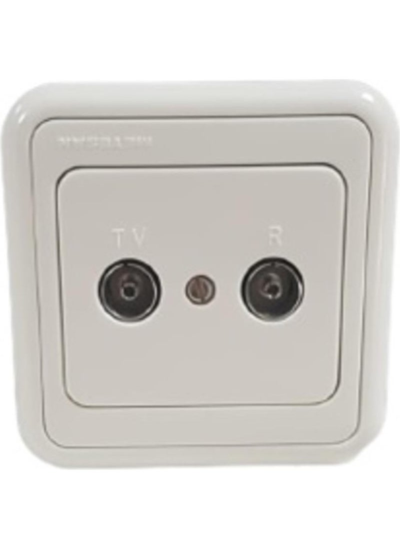 Metesan - Köşk Tv/r Socket Cream - Image 1