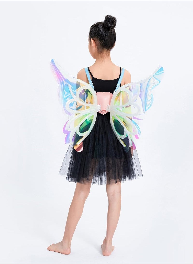Generic Up Fairy Wings for Girls Pet, Light Up Fairy Wings for Girls, Glowing Fairy Wings for Girls to Cosplay Dress Up, for Women Kid Girl erfly Princess Wings DIY Assembly  - Image 2