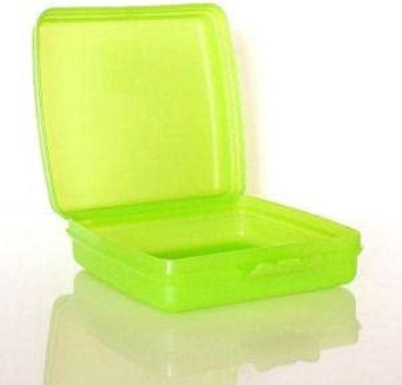 Tupperware Square Lunch Box - Lime Green