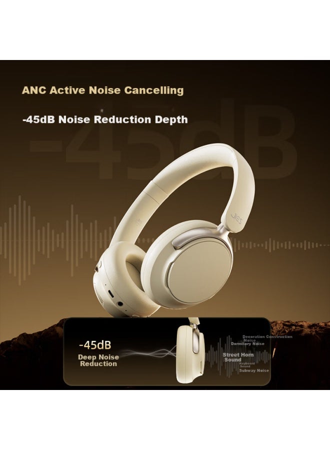 Taidu (Taidu) Jie P06 Anc Active Noise Cancelling Wireless Bluetooth Headphones With Long Battery Life Enc Noise Cancelling Earphones For Android And Apple Phones [Obsidian Black] - Image 2