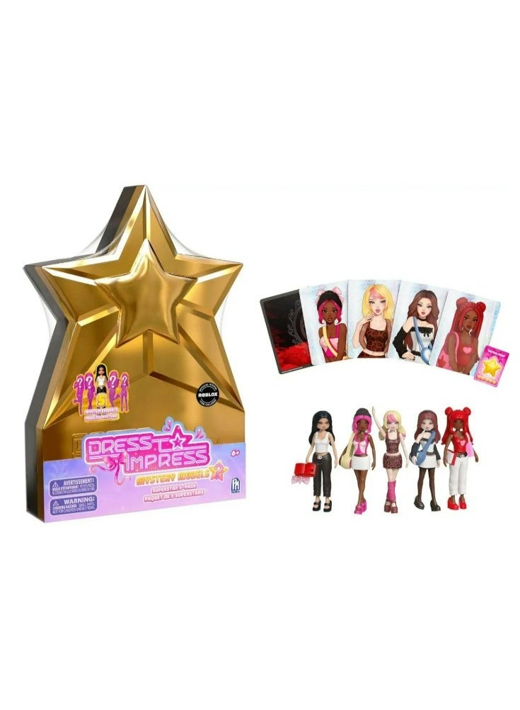 PhatMojo Dress To Impress Mystery Models - Superstar 5-pack Star Storage Case - Small Dolls, Series 1 - Image 1