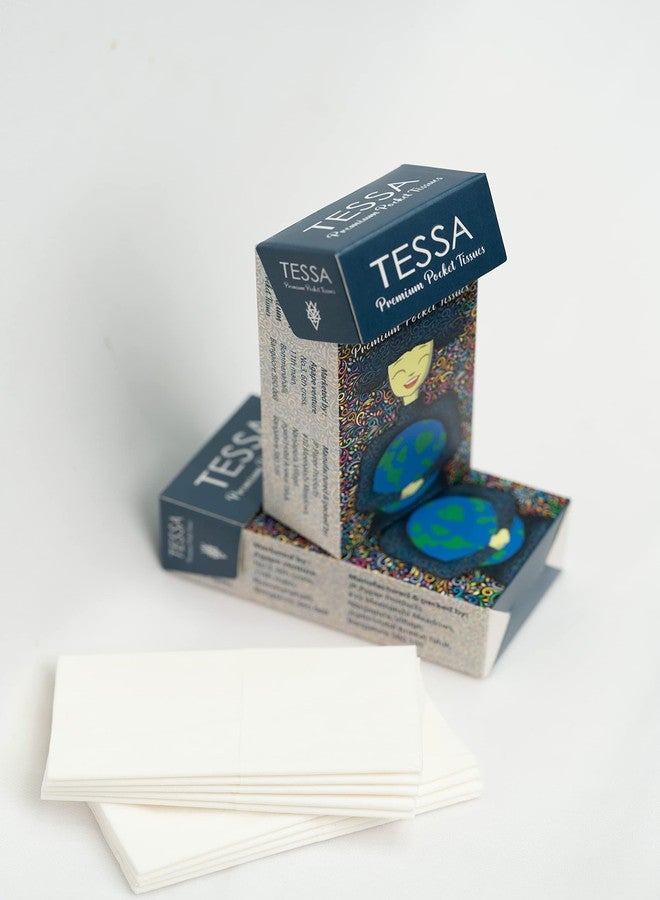 Tessa Soft 2-Ply Facial Tissues, 15 Pulls Per Pack (Unscented Pocket Packs Tissues, Pack of 40, Total - 600 pulls) - Image 4