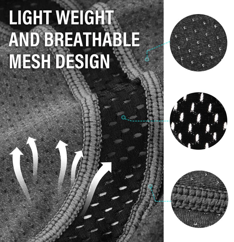 MELASA Do Rag Skull Cap Helmet Liner, Cooling Mesh Bandana Cap, Sweat Dew Rags Head Cover for Men Cycling Motorcycle Running - Image 2