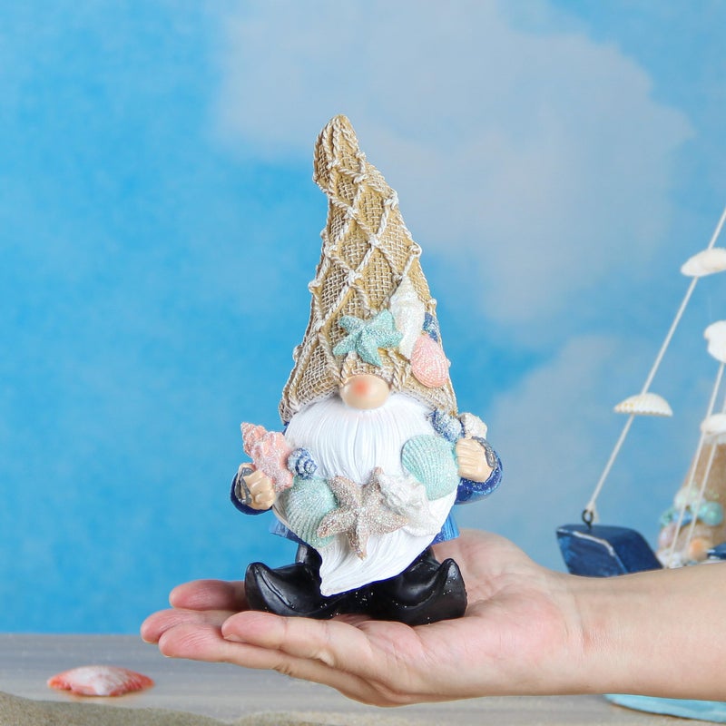 Leekung Garden Gnomes Statues - Outdoor Funny Garden Decor - Ocean Gnomes for Indoor/Outdoor, Beach, Patio, Lawn, Yard, Porch, Bookshelf Gifts - Image 5