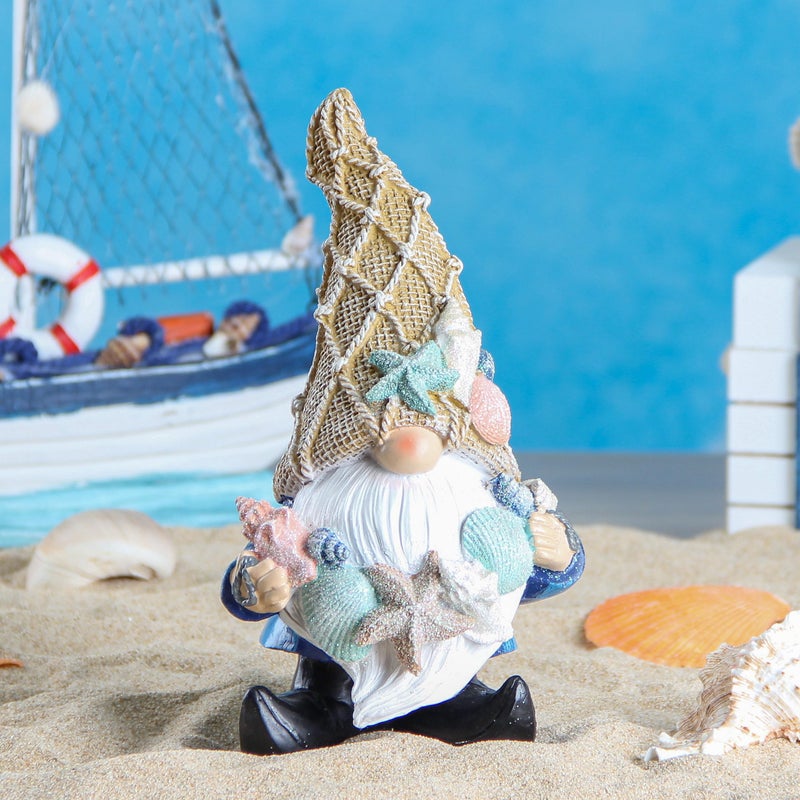 Leekung Garden Gnomes Statues - Outdoor Funny Garden Decor - Ocean Gnomes for Indoor/Outdoor, Beach, Patio, Lawn, Yard, Porch, Bookshelf Gifts - Image 1