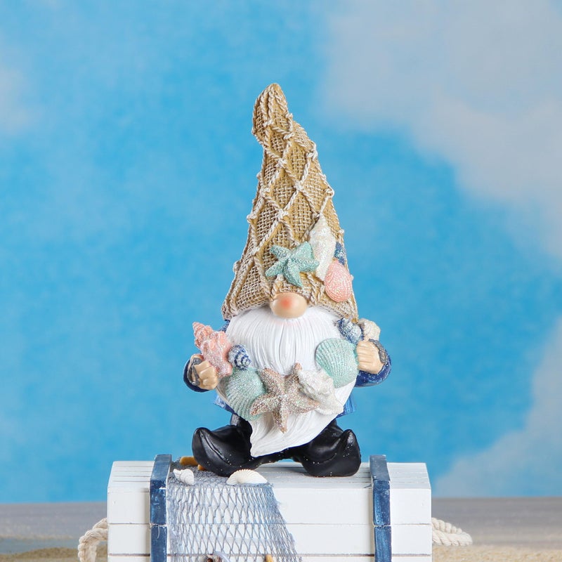 Leekung Garden Gnomes Statues - Outdoor Funny Garden Decor - Ocean Gnomes for Indoor/Outdoor, Beach, Patio, Lawn, Yard, Porch, Bookshelf Gifts - Image 4