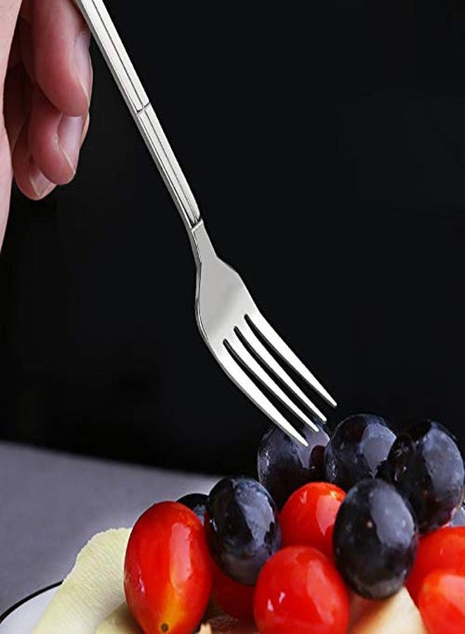 Lesbin 12-Piece Dessert Forks, Stainless Steel, 6.77-Inch - Image 4