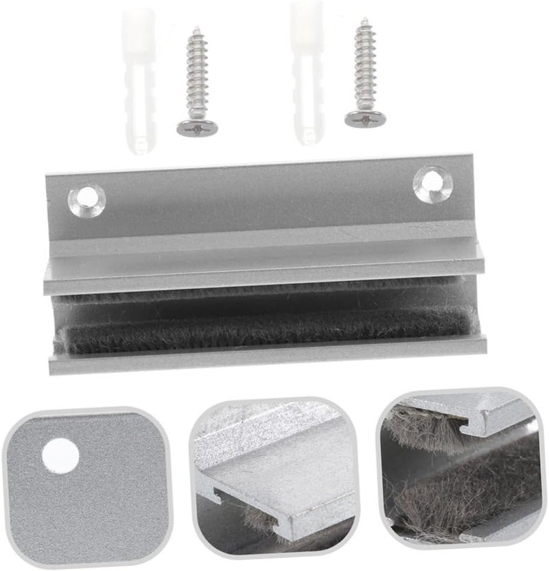 2pcs Shower Door Guides Bottom Mount Track Guides for Sliding Doors Bathrooms Prevents Easy to Install Compatible Various Shower Designs - Image 5