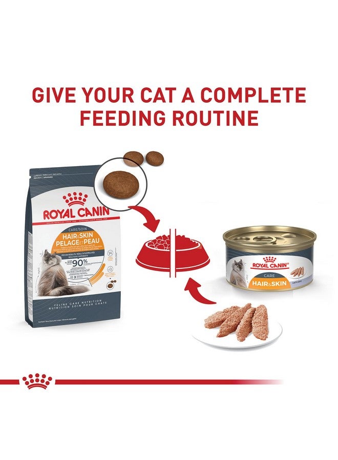 ROYAL CANIN طعام قطط جاف للبالغين بالدجاج، تركيبة الشعر والجلد 33، كيس 3.5 باوند - Image 5