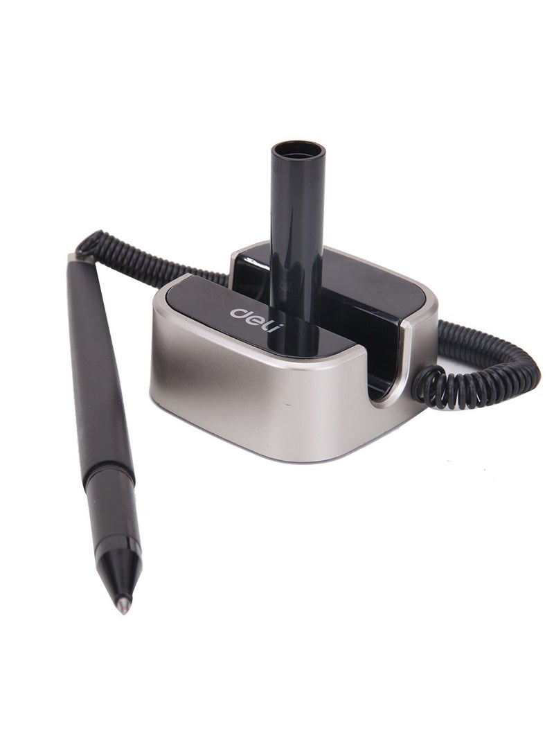 Deli E6797 Desk Pen Stand (Conical Tip: 0.7mm) - Blue - Image 2