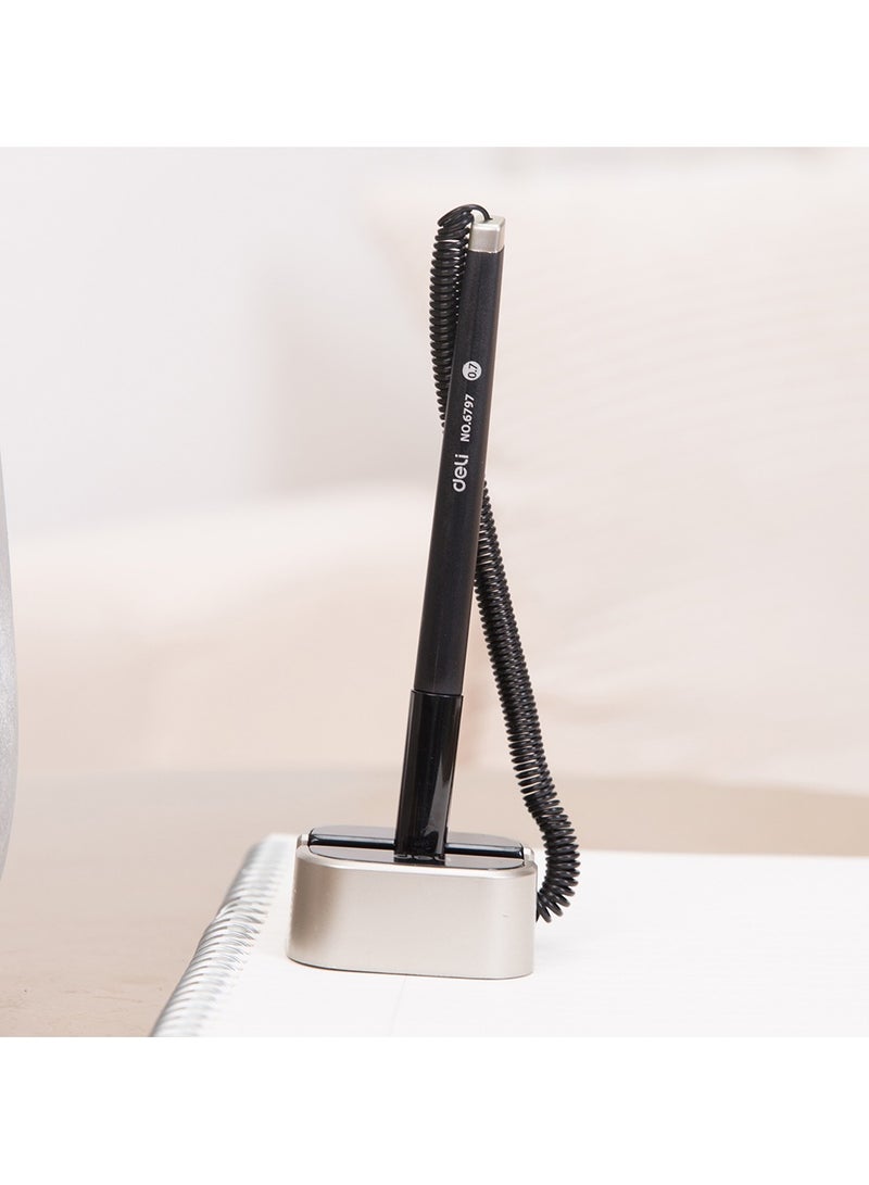 Deli E6797 Desk Pen Stand (Conical Tip: 0.7mm) - Blue - Image 5