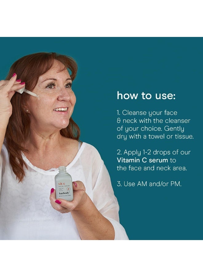 Baebody Baebody Vitamin C Serum With Hyaluronic Acid & Vitamin E - Image 5