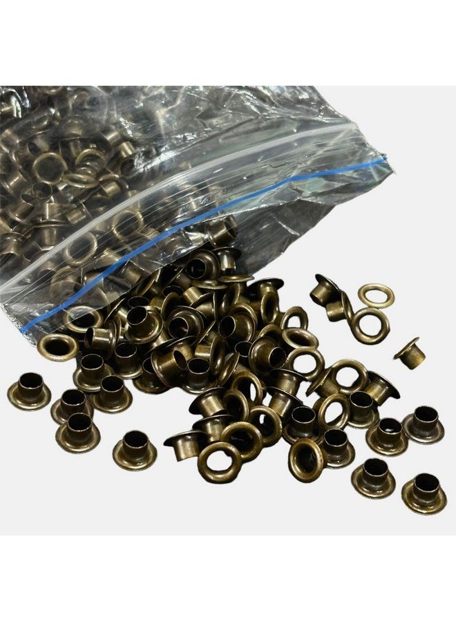 Zenith Combo of Copper, Silver, and Antique Metal Eyelets - 750 Pieces - Round Grommets for Crafts and Accessories | Lightweight and Heavy Duty | Suitable for Clothing, Shoes, Bags and Suitcases - Image 4