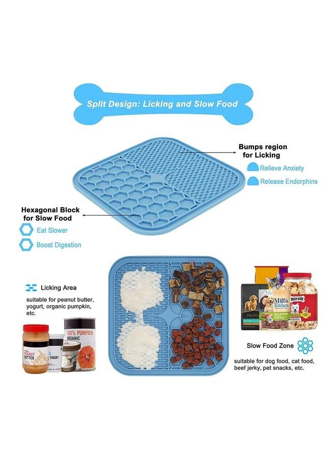 Loquat Dog Lick Mat Blue - Image 4