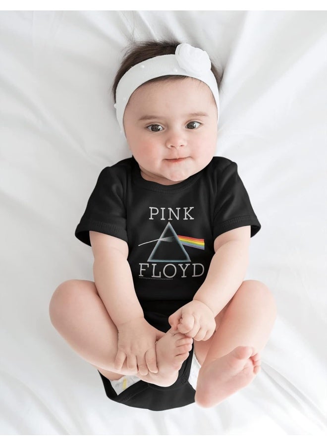 American Classics Pink Floyd Prism Black Infant Baby Creeper Snapsuit Romper  - Image 4