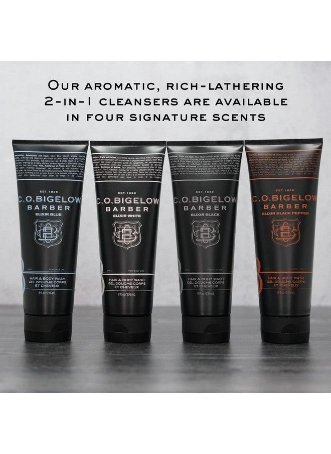 C. O. Bigelow - C.O. Bigelow Men Hair And Body Wash Elixir Black No. 1605 8 Fl Oz Mens Body Wash & Shampoo Musk & Vanilla Moisturizing Mens Shampoo & Body Cleanser - Image 1