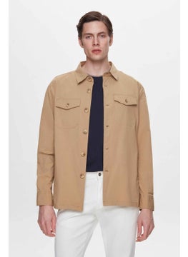 Relaxed Fit Beige Plain Shirt Jacket 2EC04T4034600 - pzsku/Z6B0200A7E7580B9DB9B9Z/45/_/1727706801/6a645dbf-90e9-44b7-9357-c5a3d04d8f41